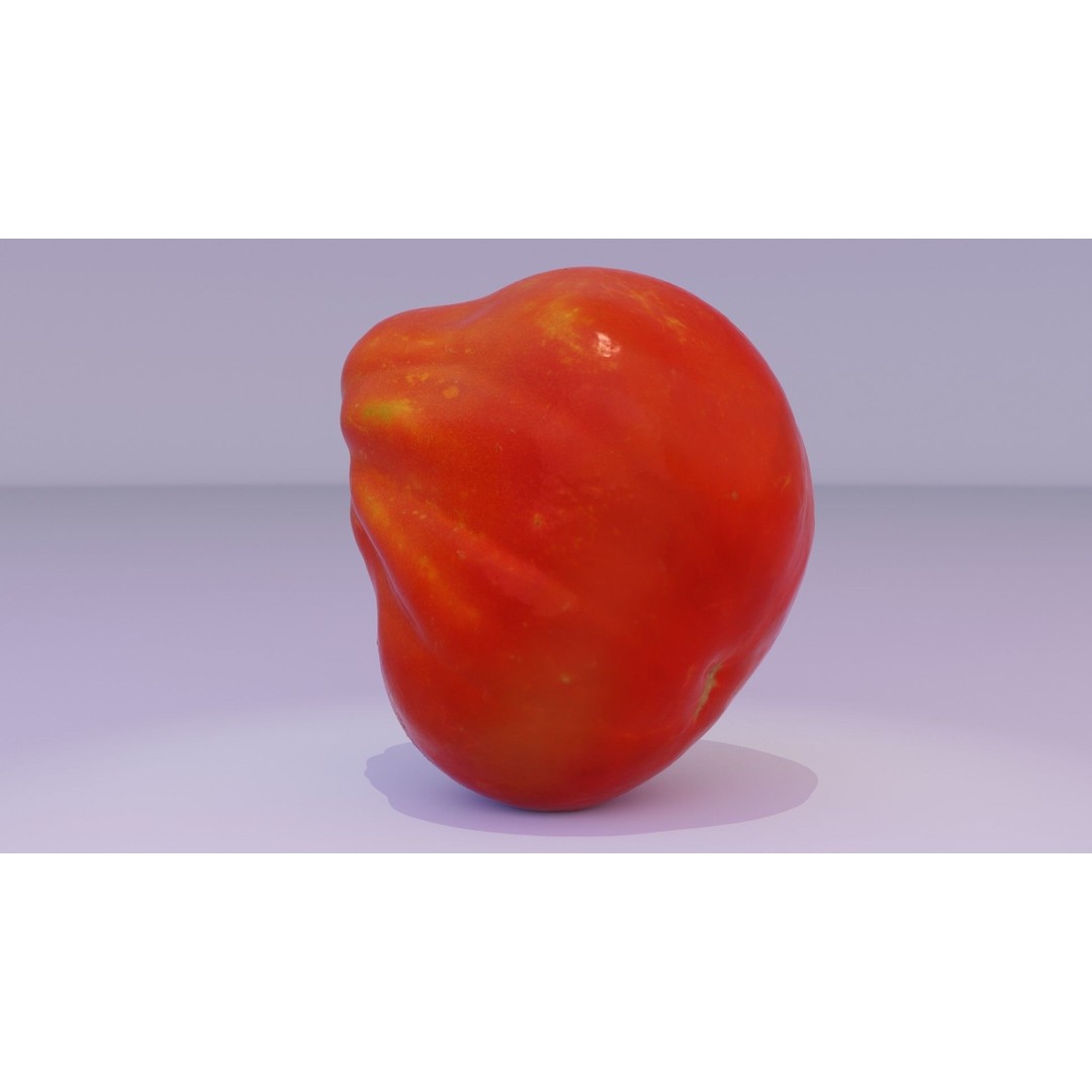 Photorealistic Tomato 3D Model – High Poly PBR Asset for Renders - View 20