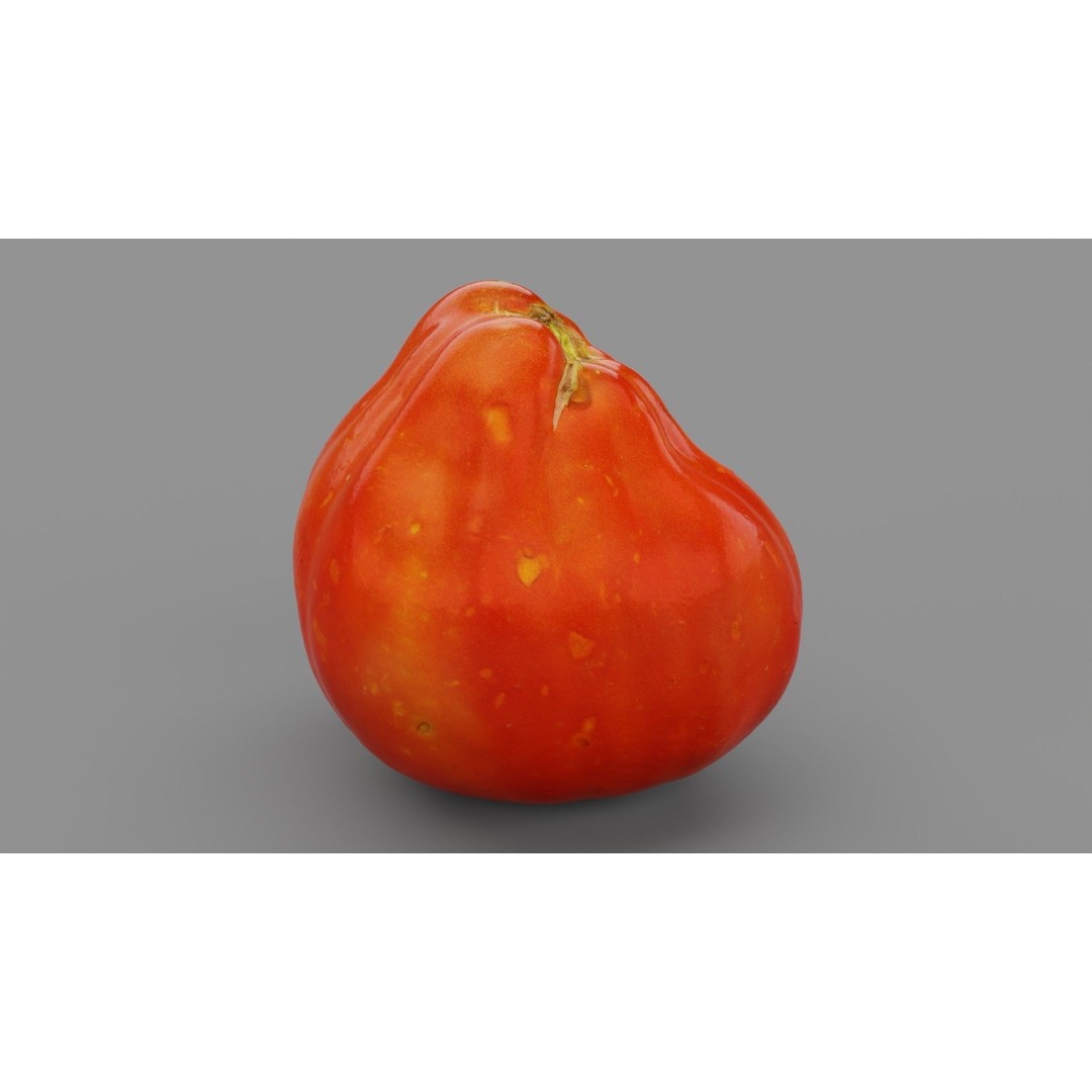 Photorealistic Tomato 3D Model – High Poly PBR Asset for Renders - View 24
