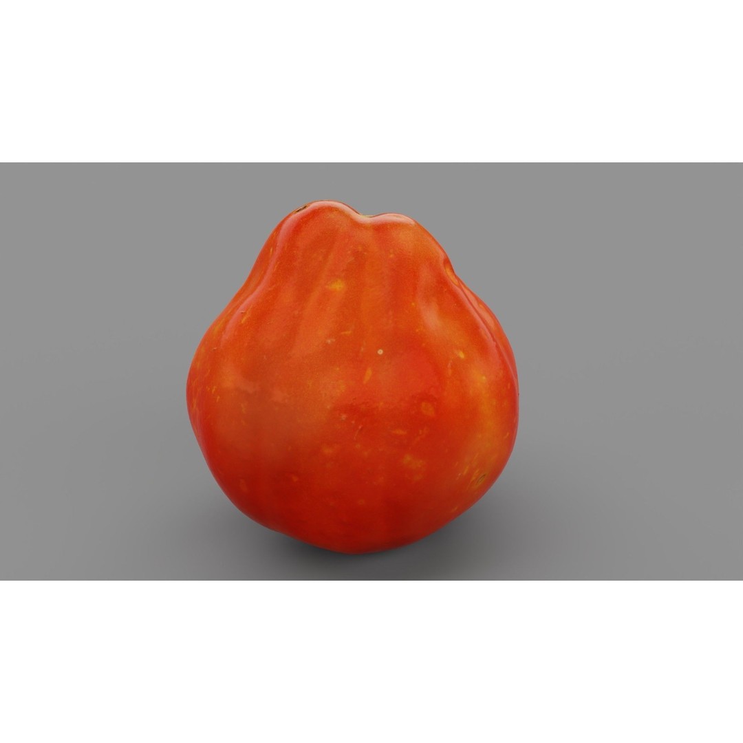 Photorealistic Tomato 3D Model – High Poly PBR Asset for Renders - View 26
