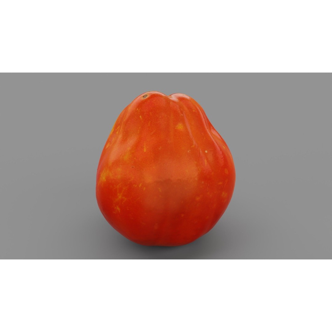 Photorealistic Tomato 3D Model – High Poly PBR Asset for Renders - View 27