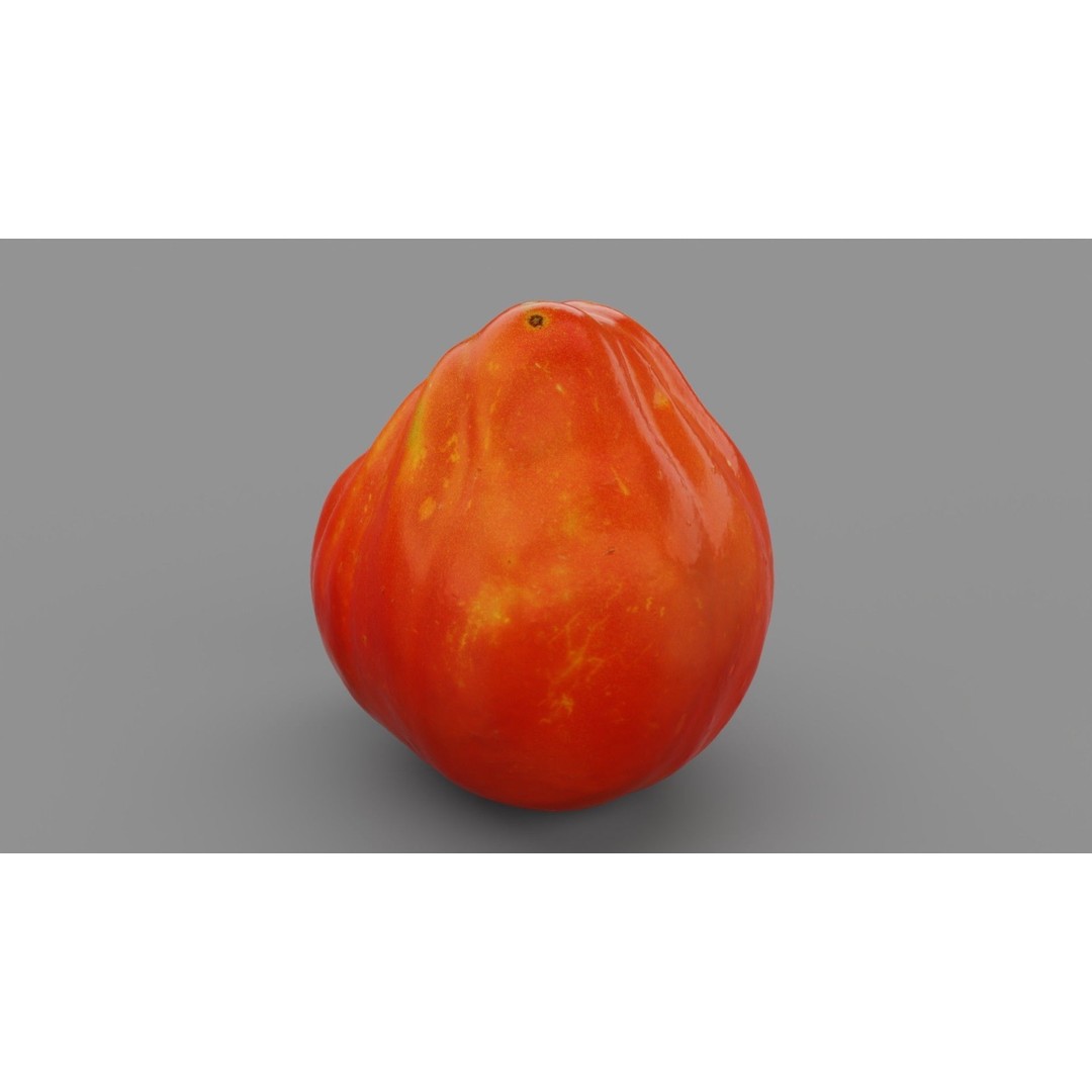 Photorealistic Tomato 3D Model – High Poly PBR Asset for Renders - View 28
