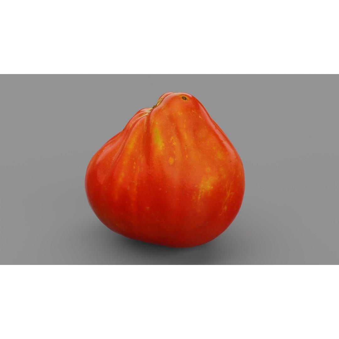 Photorealistic Tomato 3D Model – High Poly PBR Asset for Renders - View 29