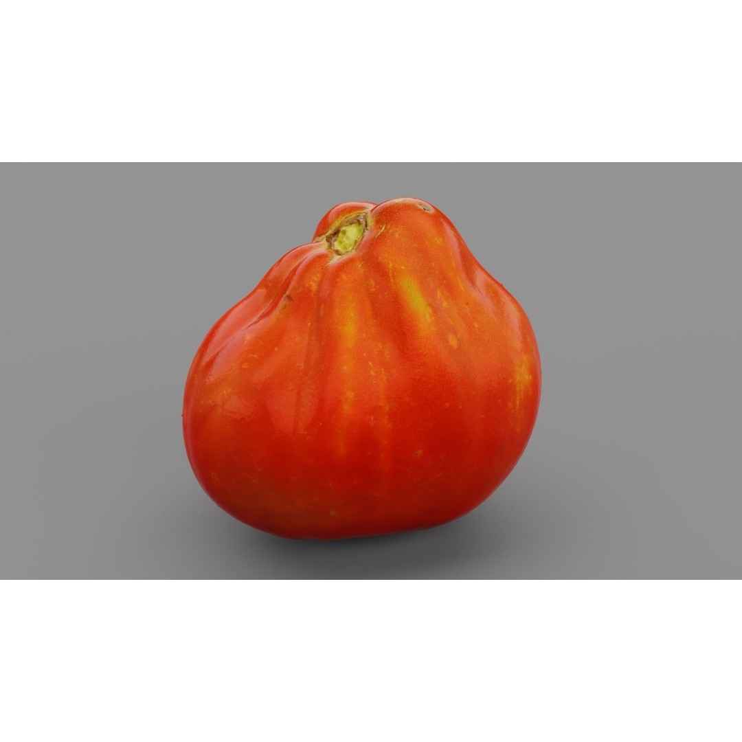 Photorealistic Tomato 3D Model – High Poly PBR Asset for Renders - View 30