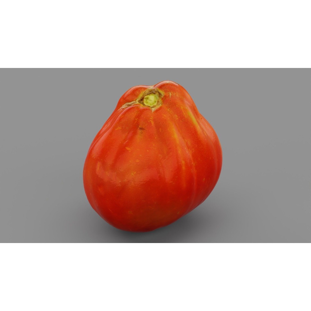 Photorealistic Tomato 3D Model – High Poly PBR Asset for Renders - View 31