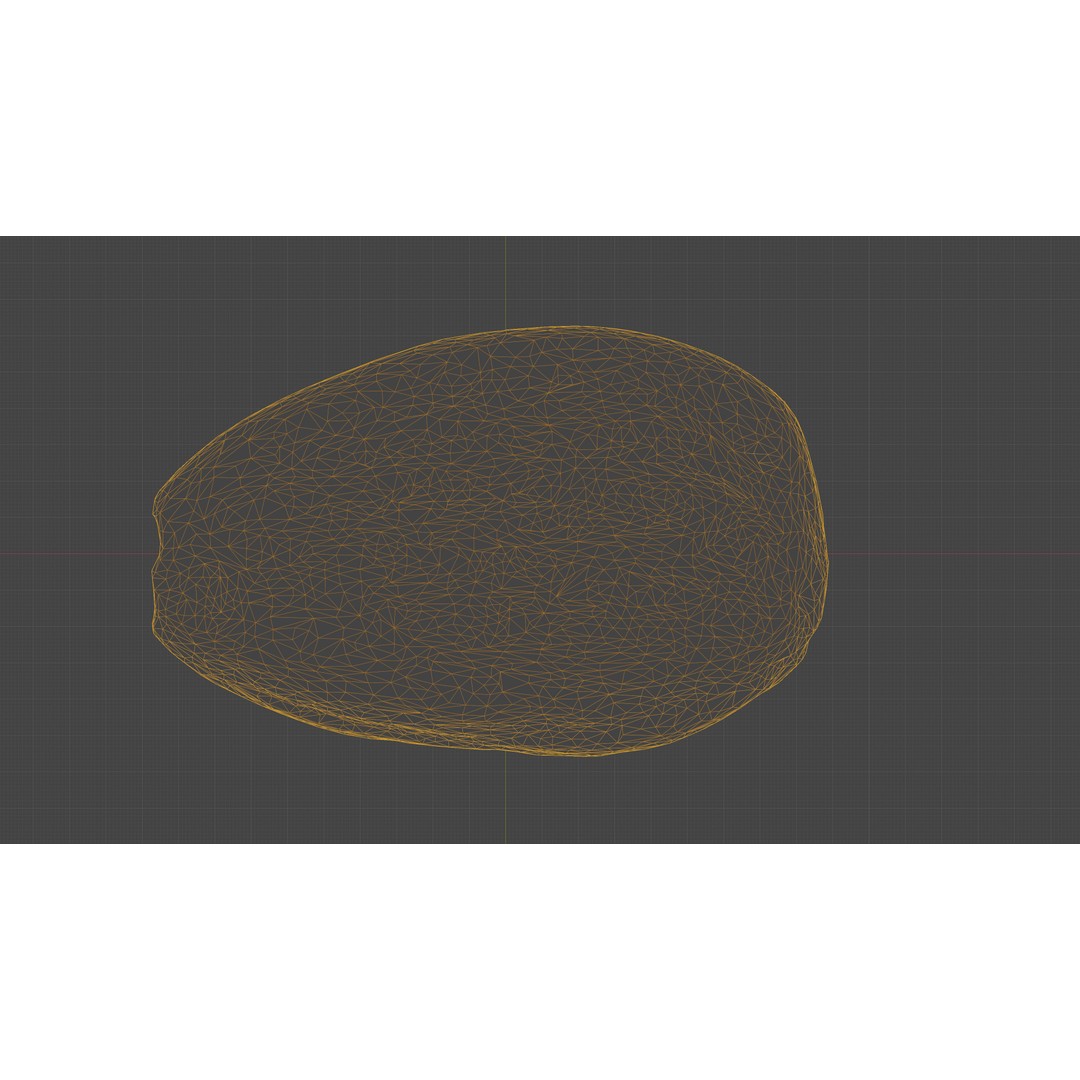 Almond Nut 3D Model – Low Poly Photogrammetry Asset, FBX - View 28