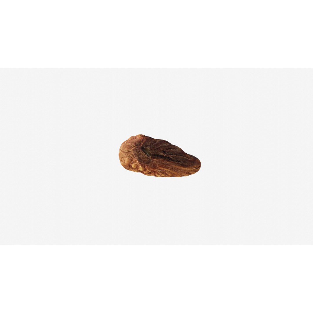 Almond Nut 3D Model – Low Poly Photogrammetry Asset, FBX - View 9
