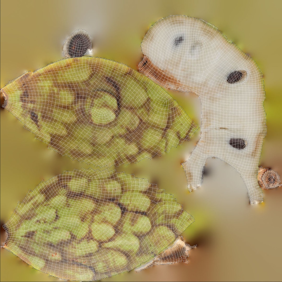 Cherimoya 3D Model – Low Poly Game Asset, PBR Textures, FBX