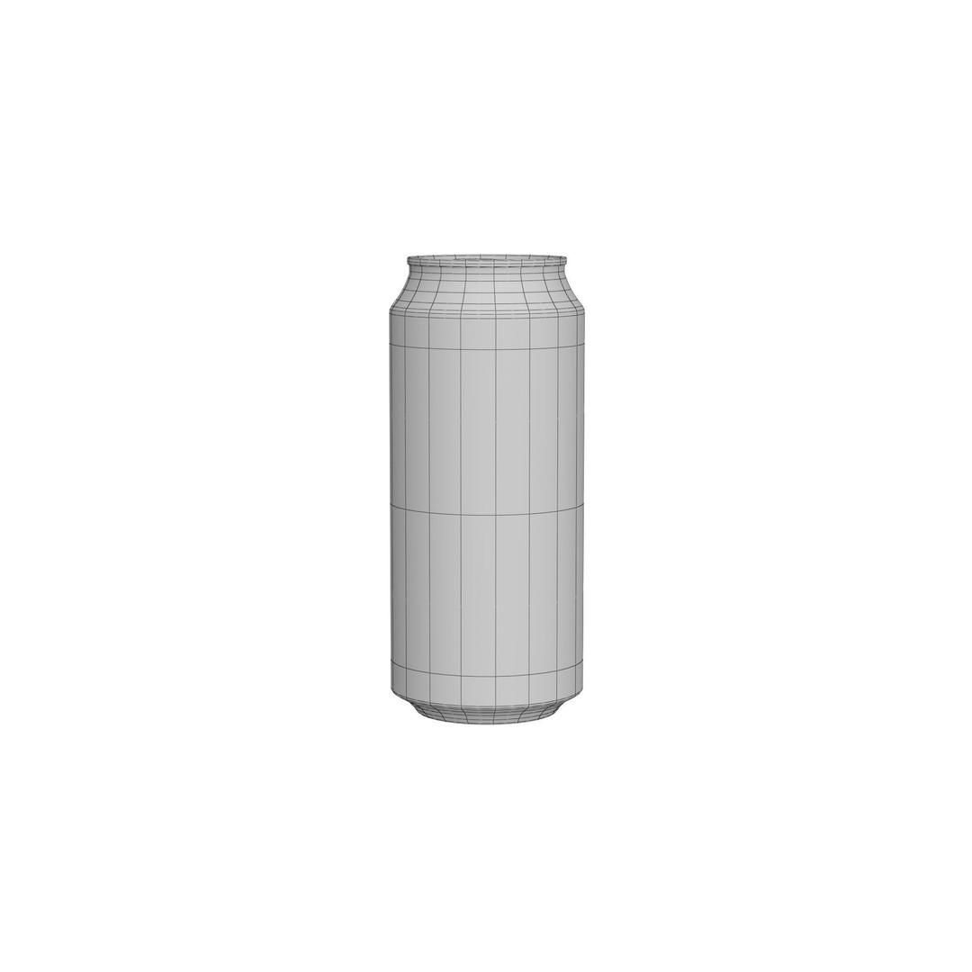 Pepsi Diet Drink Can 3D Model – Low Poly PBR Game Asset, FBX, OBJ - View 23
