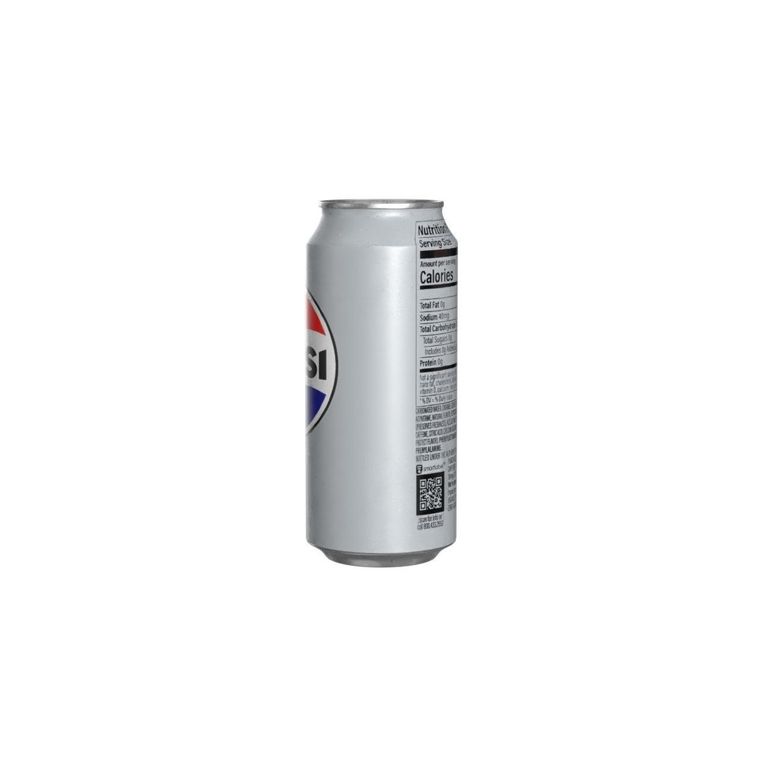 Pepsi Diet Drink Can 3D Model – Low Poly PBR Game Asset, FBX, OBJ - View 7