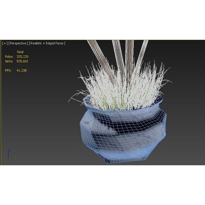 4 Palms 3D Model – Realistic Plant Asset with Textures, FBX, OBJ - View 11