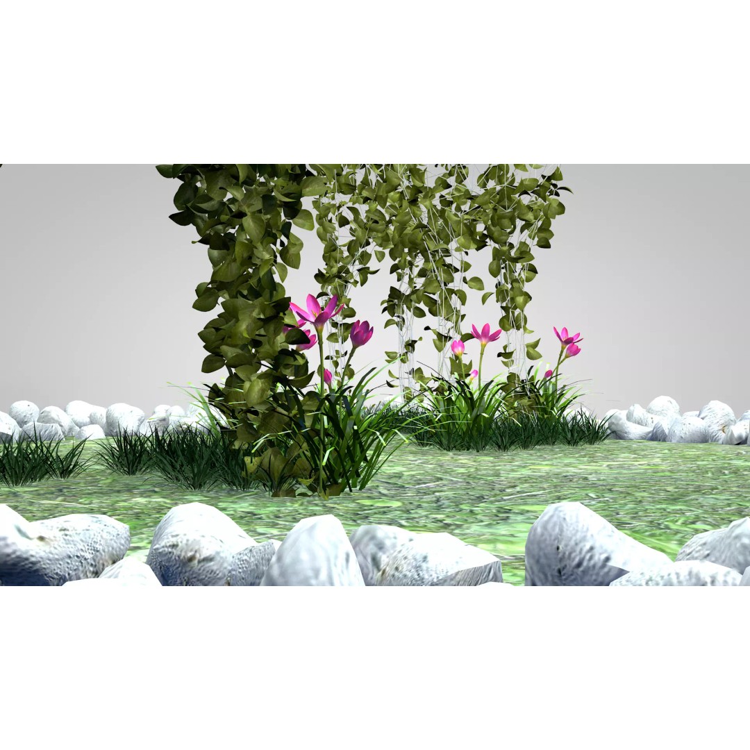 Deer Topiary 3D Model – PBR Textured Garden Asset, FBX, OBJ - View 7