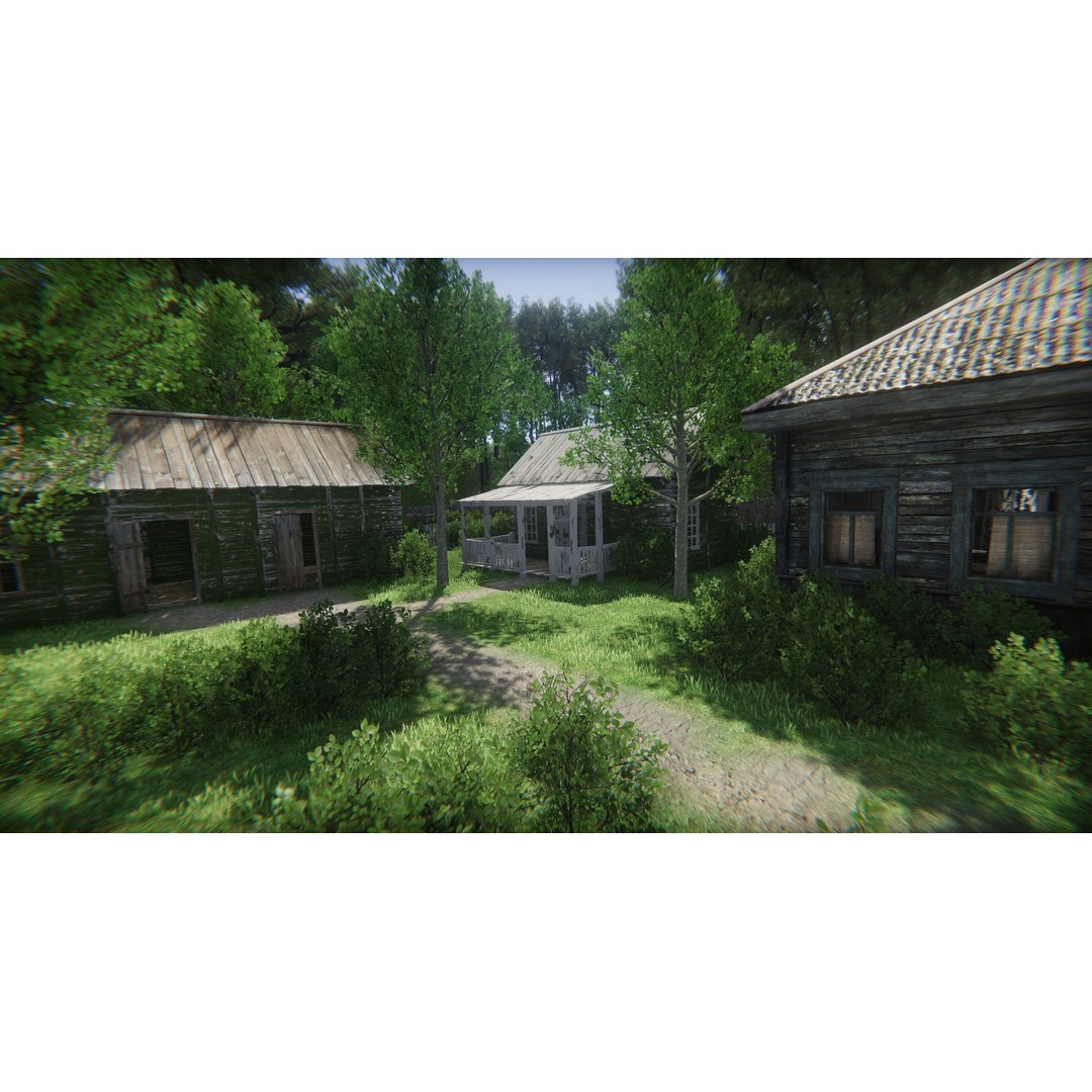 Rustic Environment 3D Model – Low Poly Game Ready Scene for Unity - View 22
