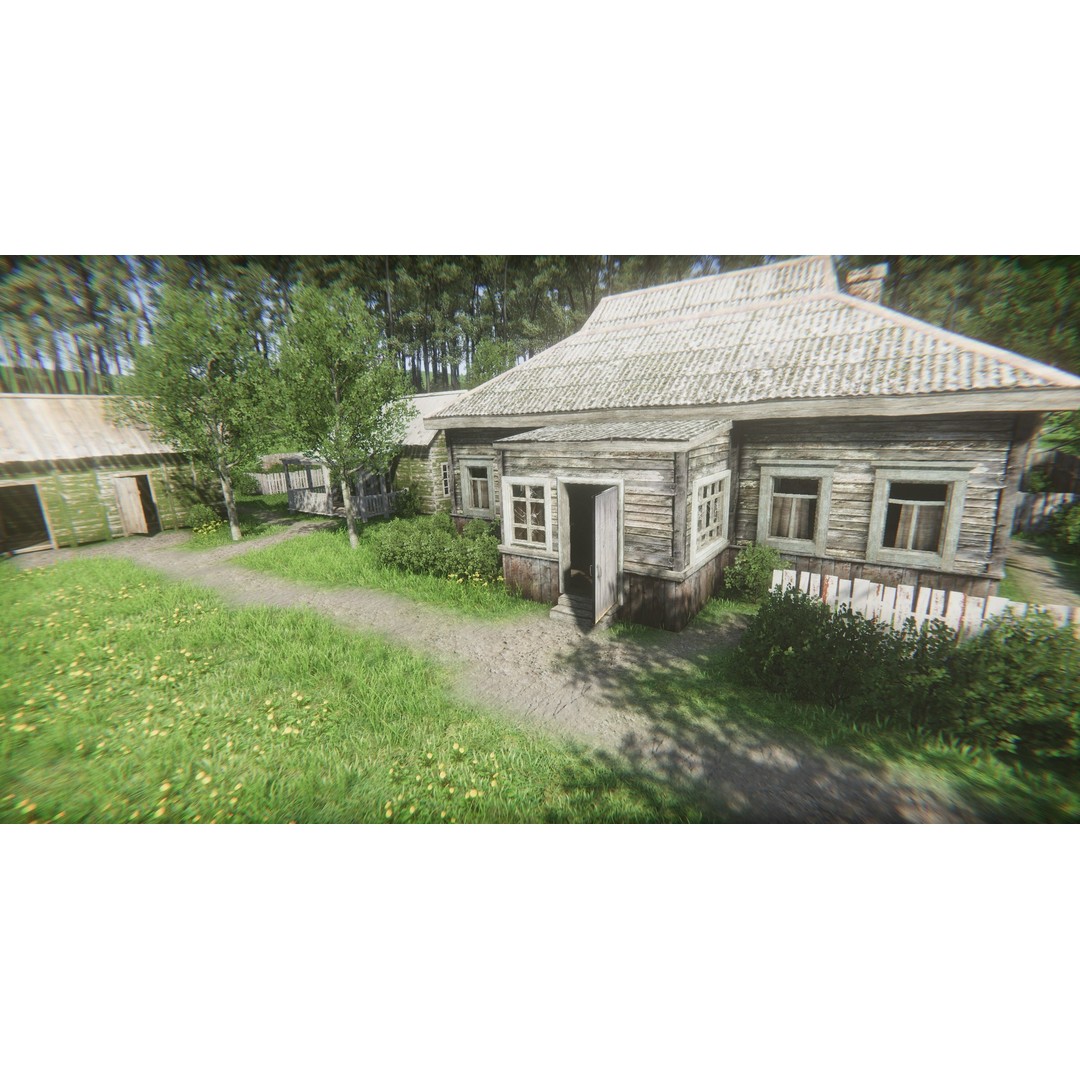 Rustic Environment 3D Model – Low Poly Game Ready Scene for Unity - View 23