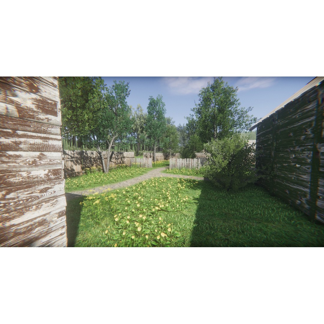Rustic Environment 3D Model – Low Poly Game Ready Scene for Unity - View 26