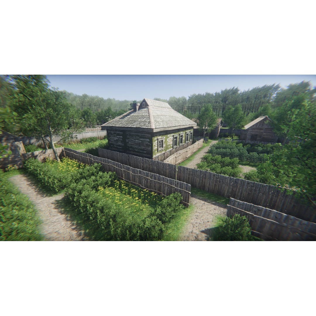 Rustic Environment 3D Model – Low Poly Game Ready Scene for Unity - View 27