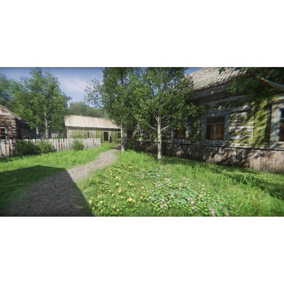 Rustic Environment 3D Model – Low Poly Game Ready Scene for Unity - View 29
