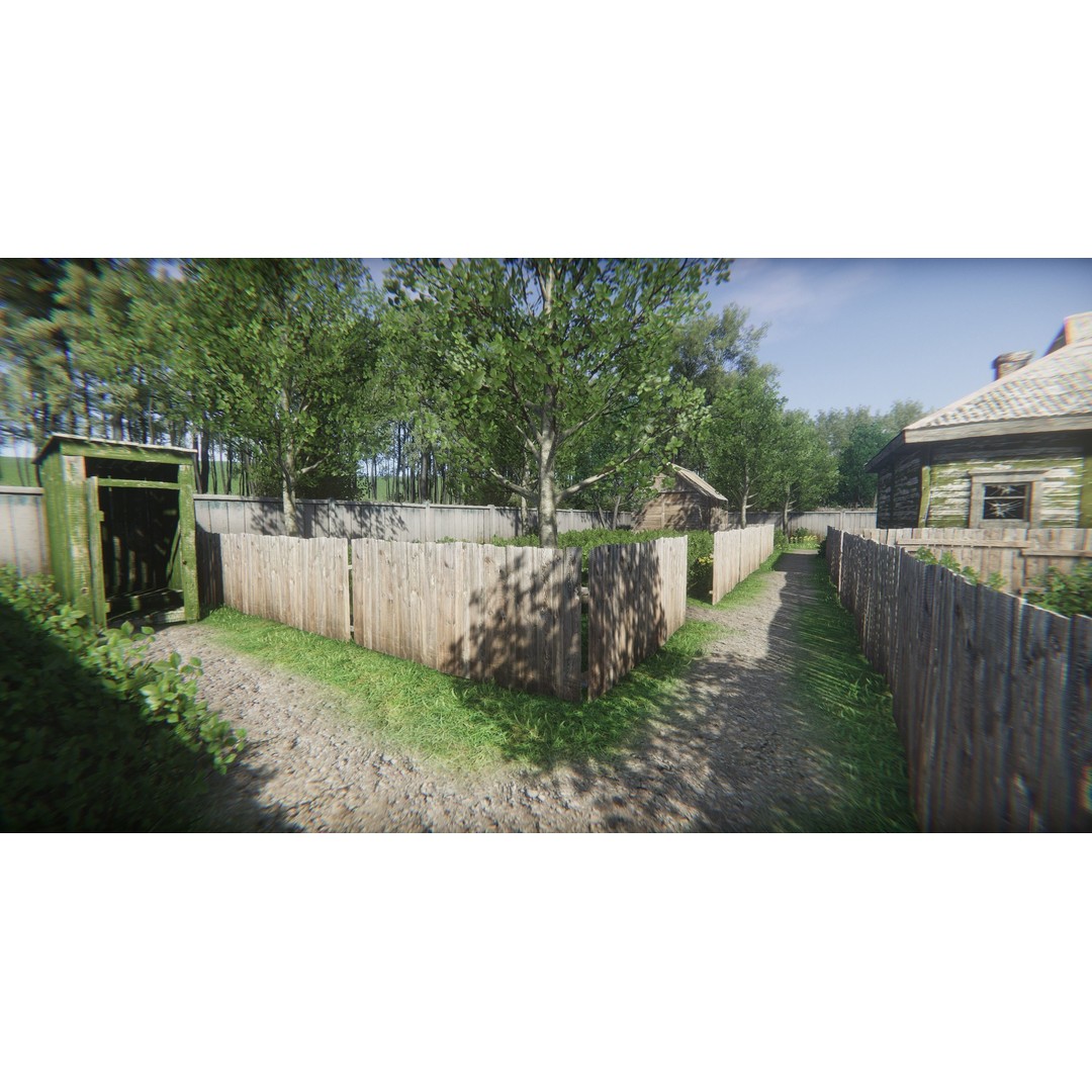 Rustic Environment 3D Model – Low Poly Game Ready Scene for Unity - View 36