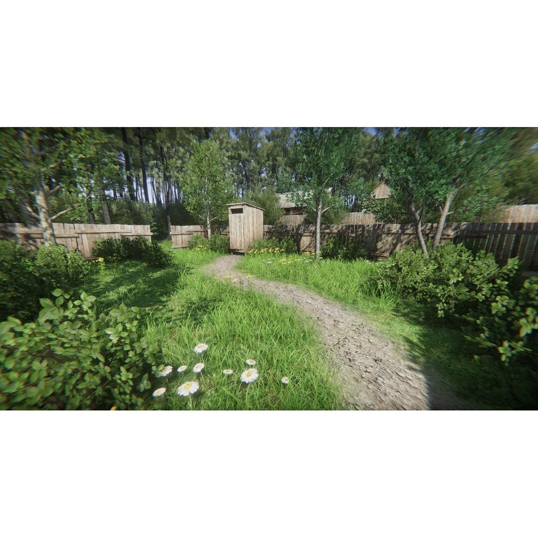 Rustic Environment 3D Model – Low Poly Game Ready Scene for Unity - View 37