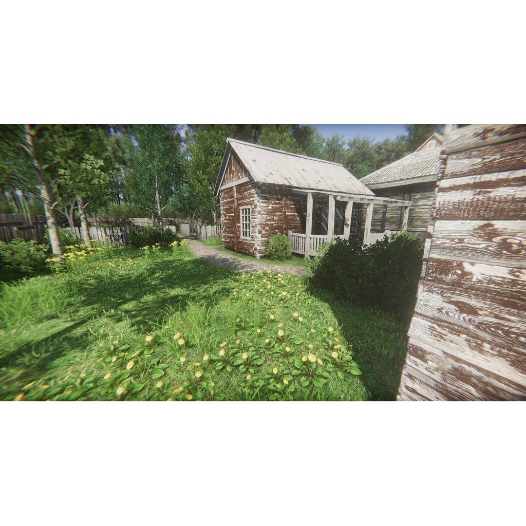Rustic Environment 3D Model – Low Poly Game Ready Scene for Unity - View 39