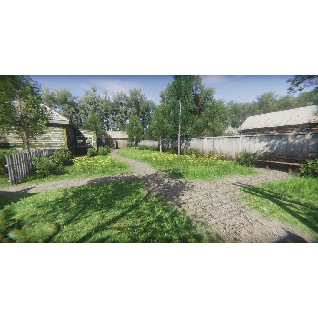 Rustic Environment 3D Model – Low Poly Game Ready Scene for Unity - View 4