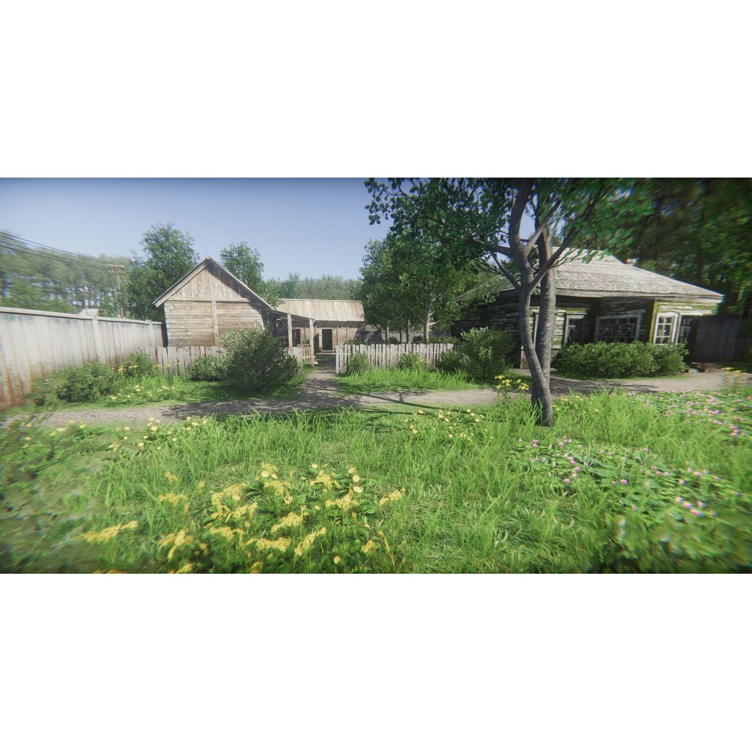 Rustic Environment 3D Model – Low Poly Game Ready Scene for Unity - View 43