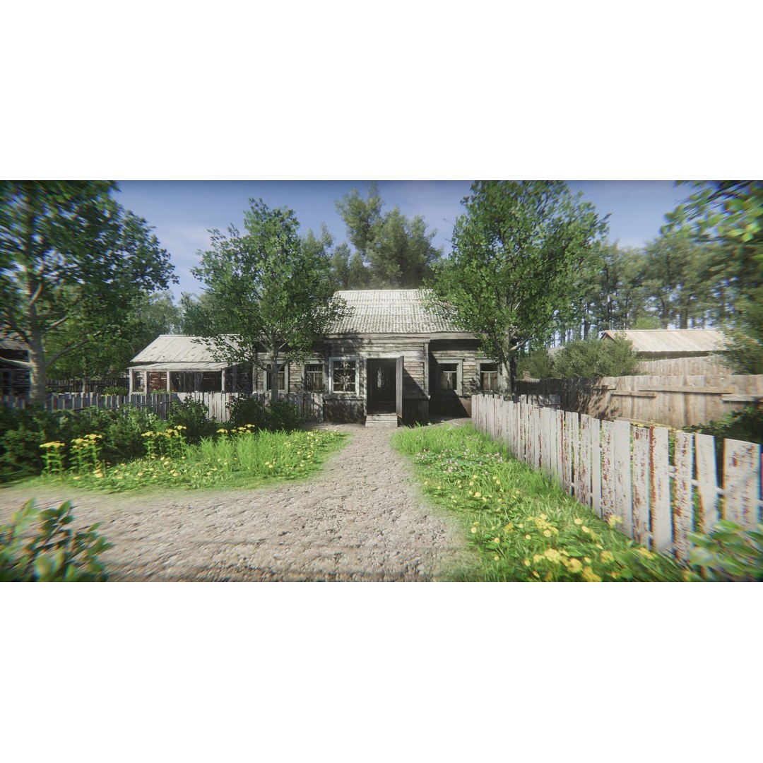 Rustic Environment 3D Model – Low Poly Game Ready Scene for Unity - View 44
