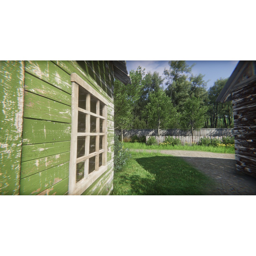 Rustic Environment 3D Model – Low Poly Game Ready Scene for Unity - View 45