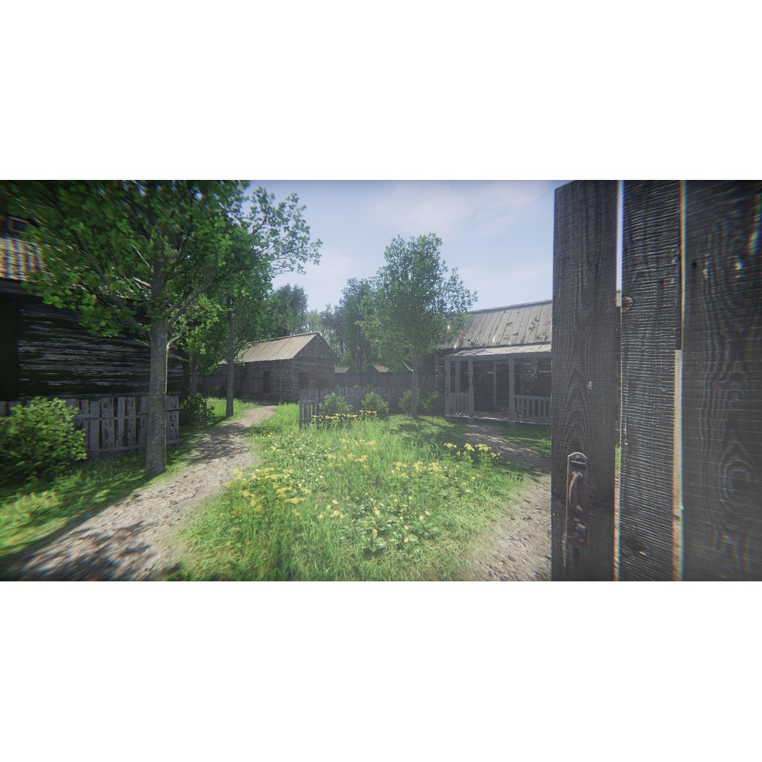 Rustic Environment 3D Model – Low Poly Game Ready Scene for Unity - View 47