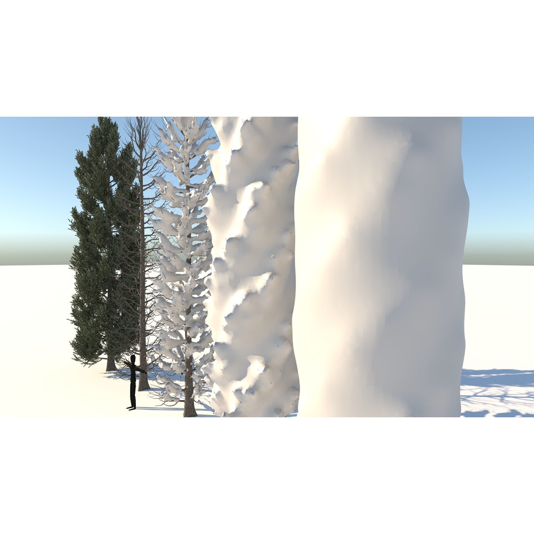 Tuscan Cypress Tree Collection 3D Model – High Poly PBR Asset, C4D, FBX, OBJ - View 10
