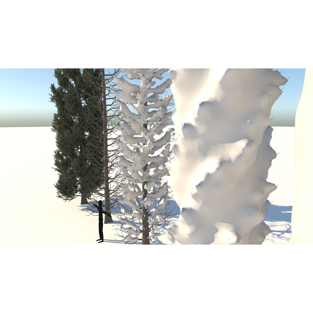 Tuscan Cypress Tree Collection 3D Model – High Poly PBR Asset, C4D, FBX, OBJ - View 7