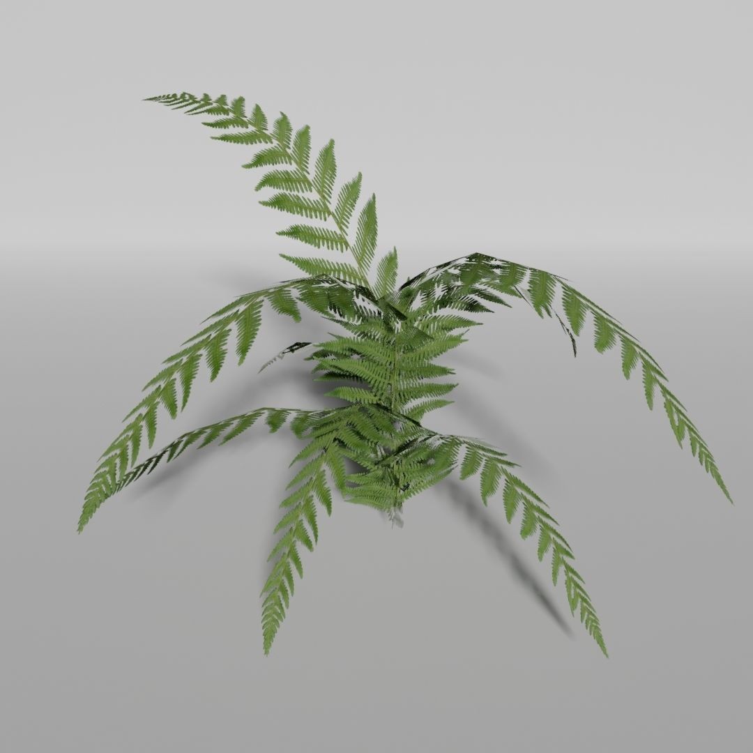 Low-Poly Plants 3D Model – Game-Ready Asset, Blender, FBX - View 6