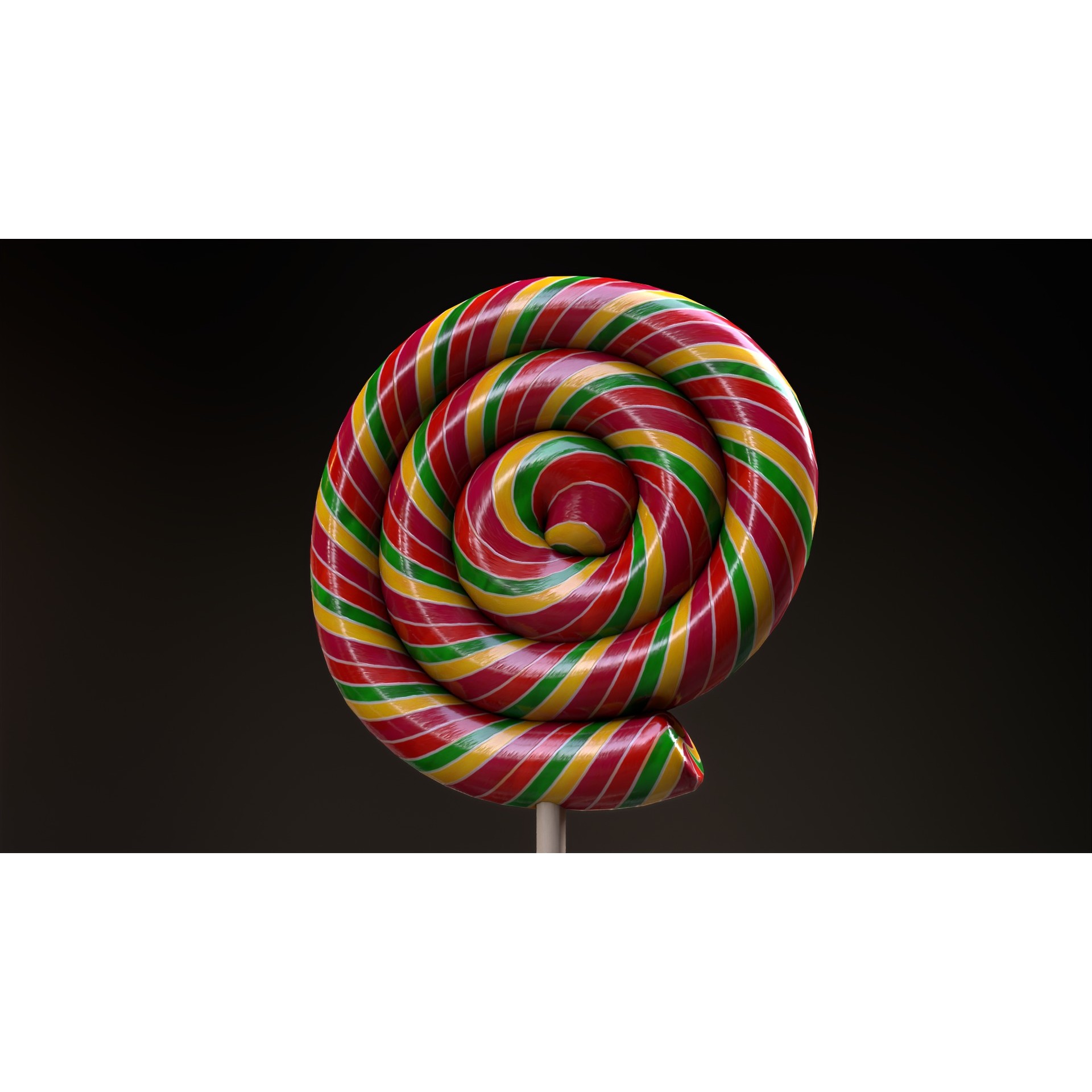 Candy Canes and Christmas Sweets - Low-Poly Game-Ready 3D Model - View 21