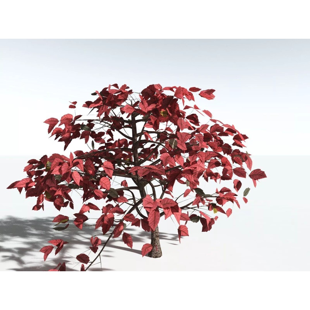 Western Poison Oak 3D Model – Low Poly Game Asset, FBX, PBR Textures - View 10