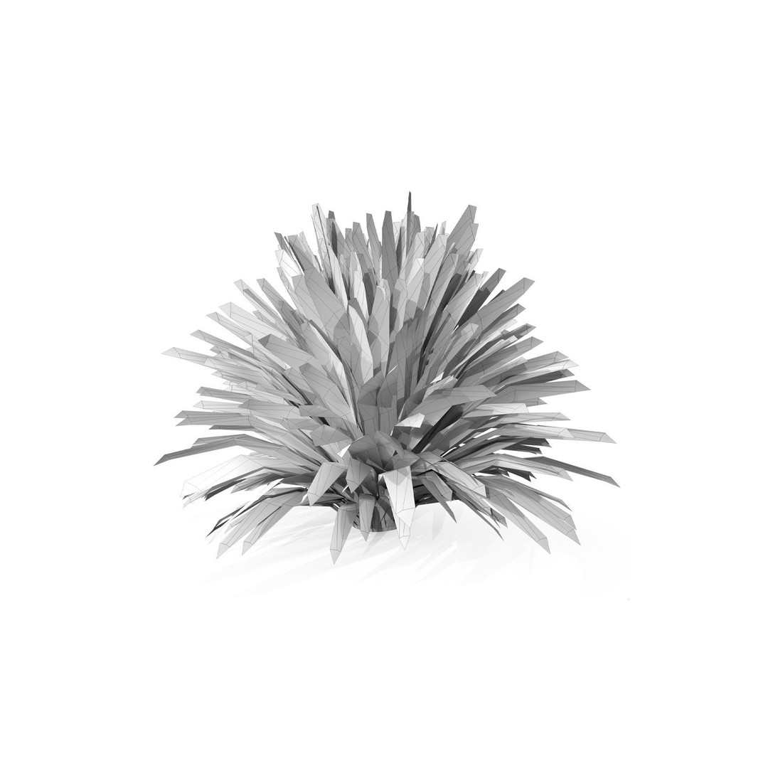 Tropical Plant 3D Model – Low Poly Game Asset, FBX & OBJ Formats - View 10