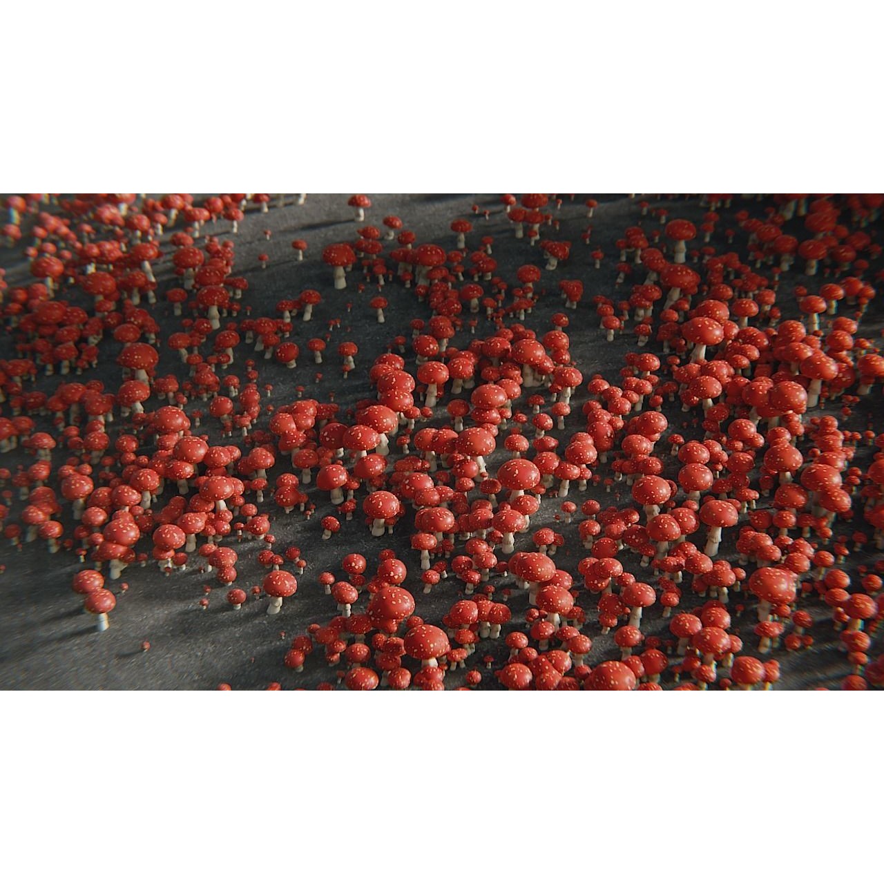 Mushrooms Fly Agaric - Animated PBR 3D Model - View 5