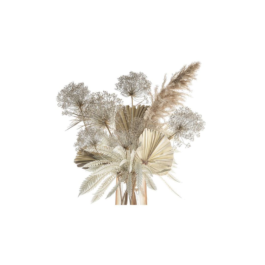 Bouquet Of Dried Flowers 3D Model – Modern Decorative Vase, FBX - View 5