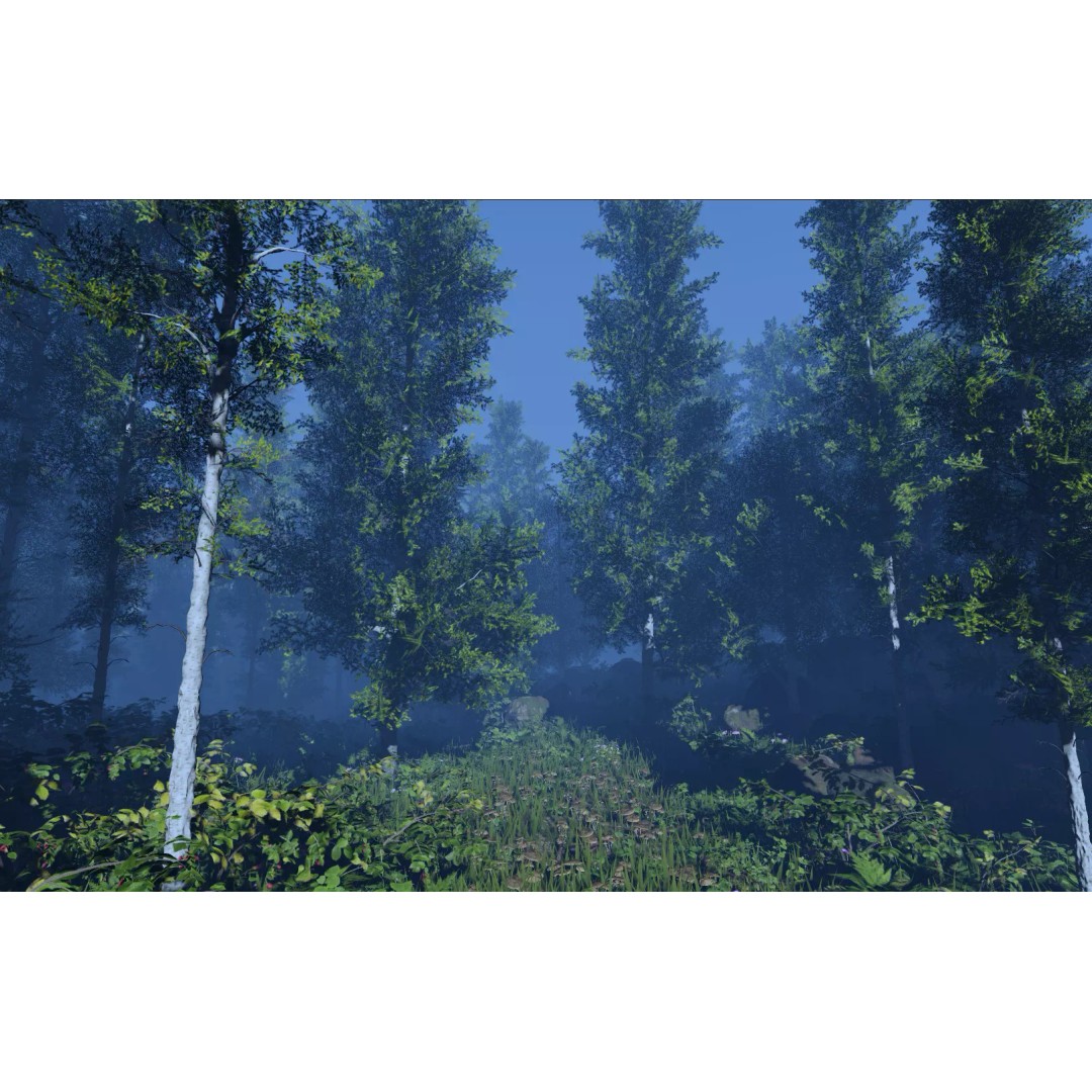 Realistic Birch Tree Pack 3D Model – Low Poly Game Asset, FBX - View 2