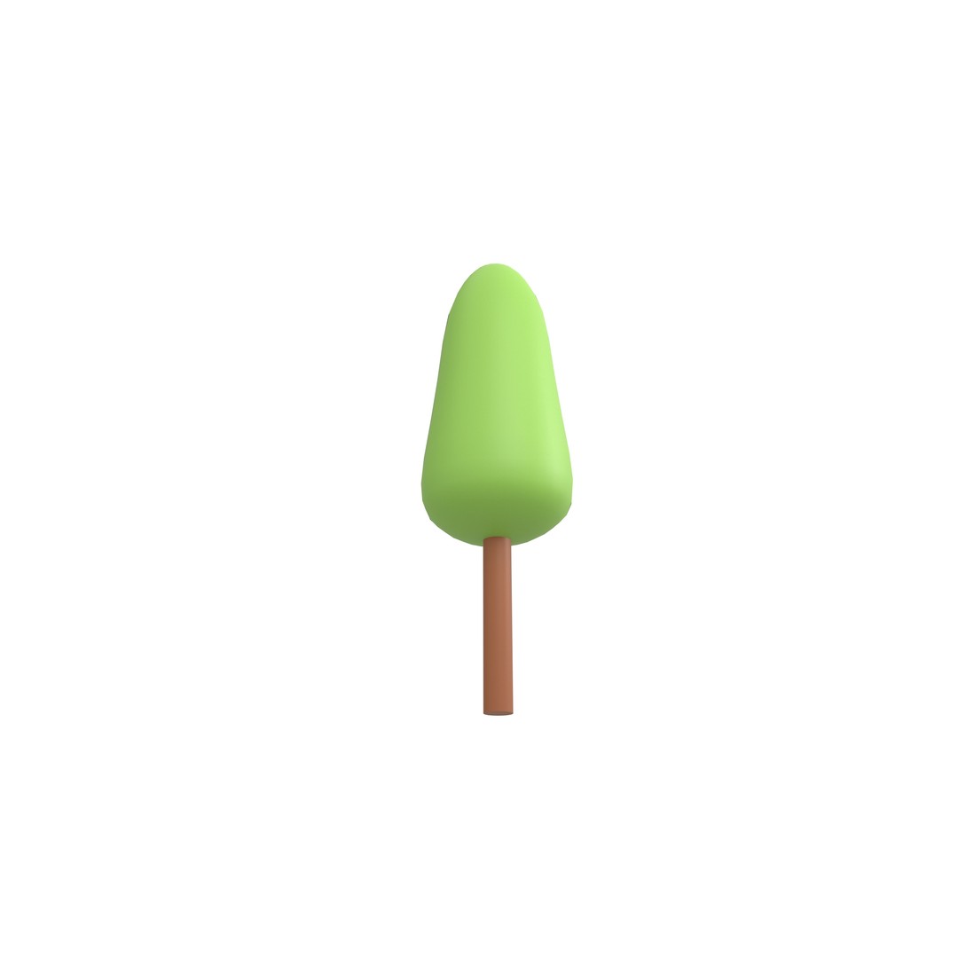 Cartoon Tree 3D Model – Low Poly Pack with PBR Textures, FBX/OBJ