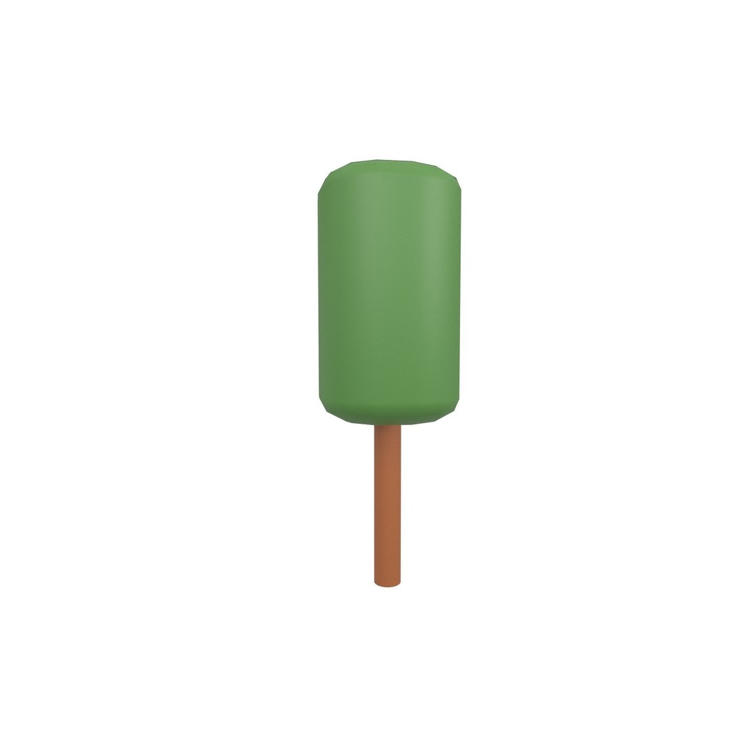 Cartoon Tree 3D Model – Low Poly Pack with PBR Textures, FBX/OBJ - View 16