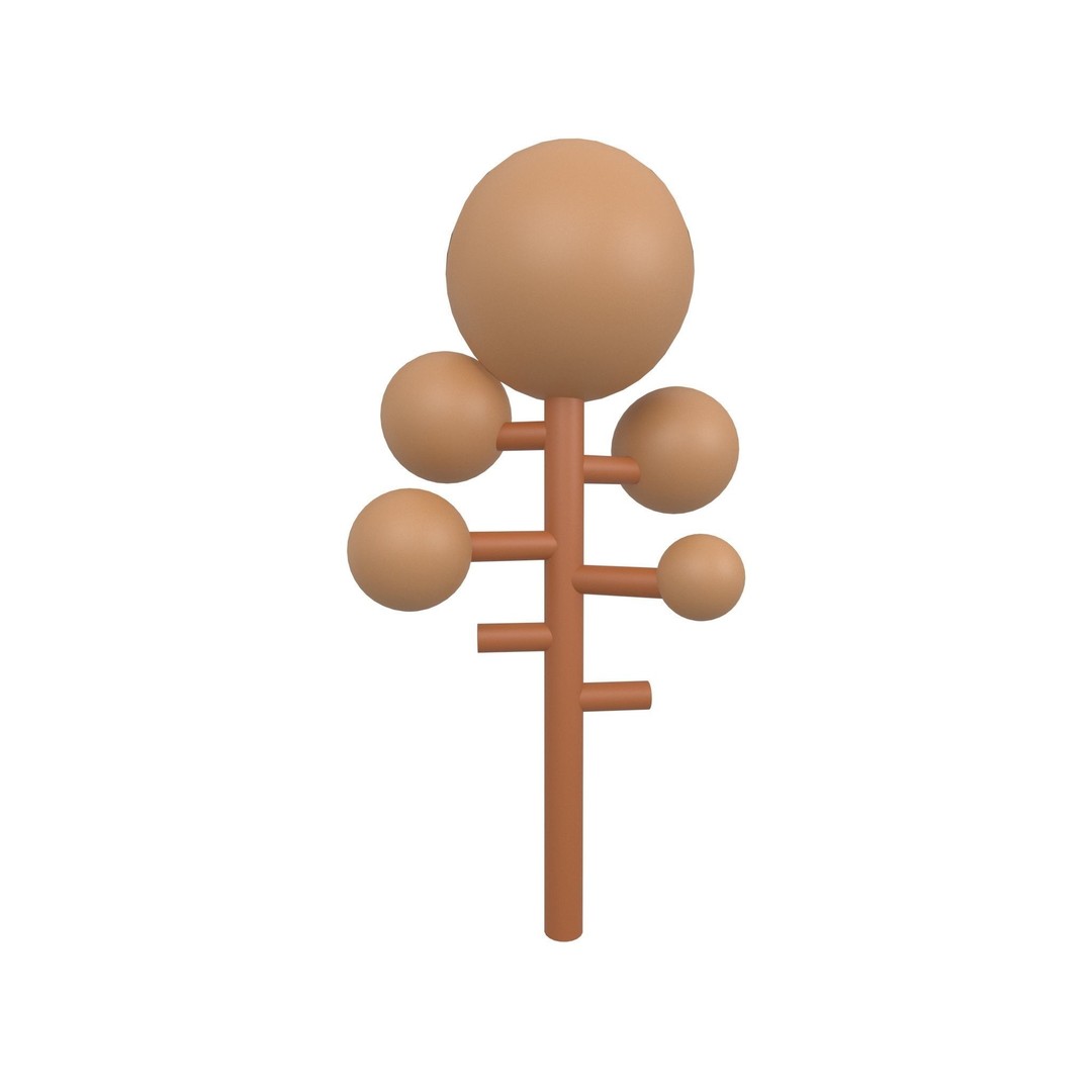 Cartoon Tree 3D Model – Low Poly Pack with PBR Textures, FBX/OBJ - View 36