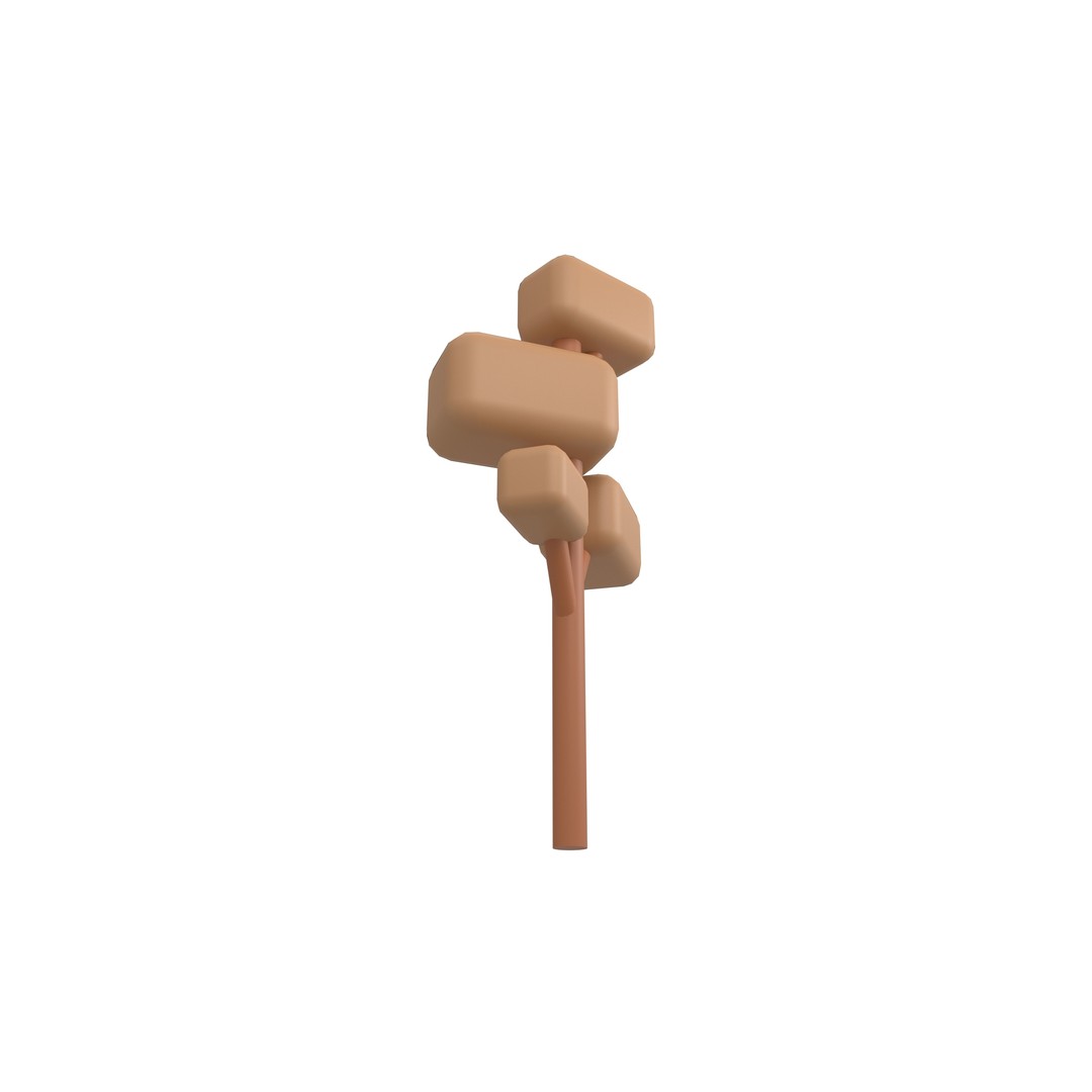 Cartoon Tree 3D Model – Low Poly Pack with PBR Textures, FBX/OBJ - View 71