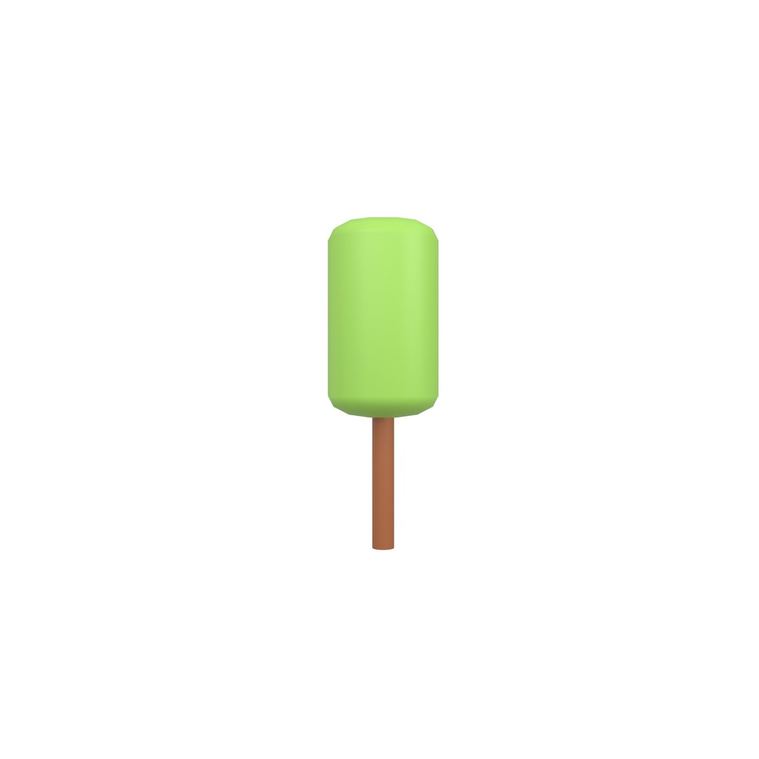 Cartoon Tree 3D Model – Low Poly Pack with PBR Textures, FBX/OBJ - View 74