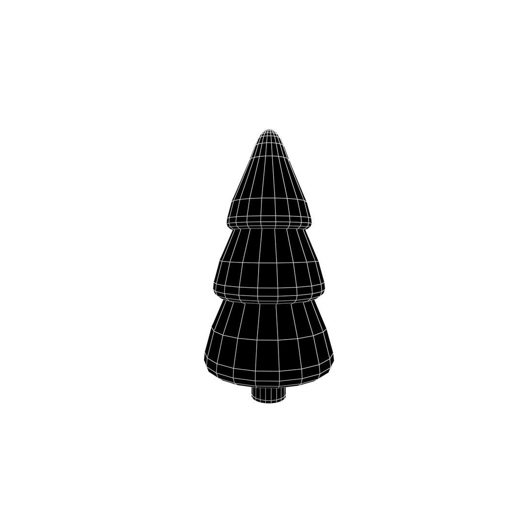 Cartoon Tree 3D Model – Low Poly Pack with PBR Textures, FBX/OBJ - View 85