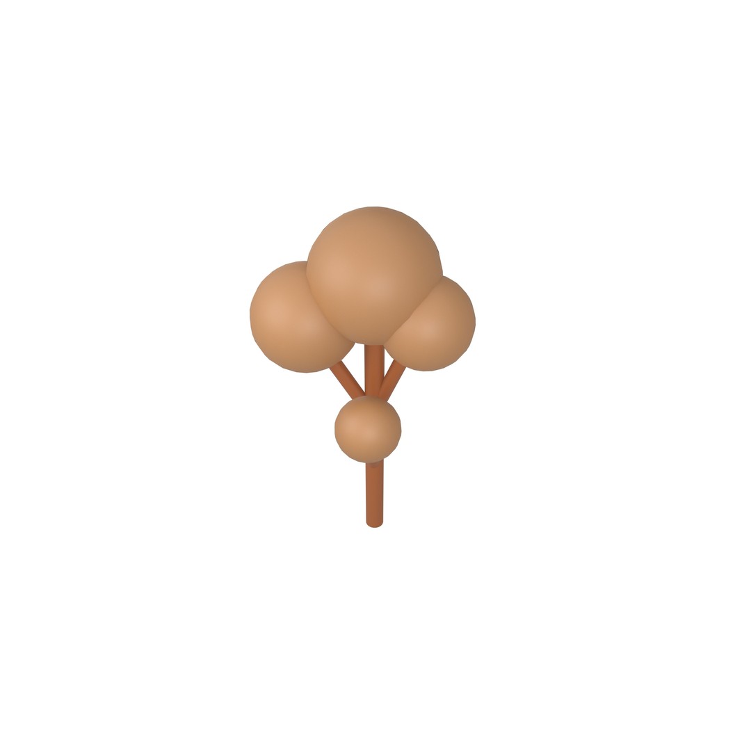Cartoon Tree 3D Model – Low Poly Pack with PBR Textures, FBX/OBJ - View 87