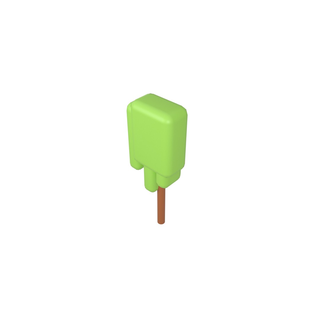 Cartoon Tree 3D Model – Low Poly Pack with PBR Textures, FBX/OBJ - View 89