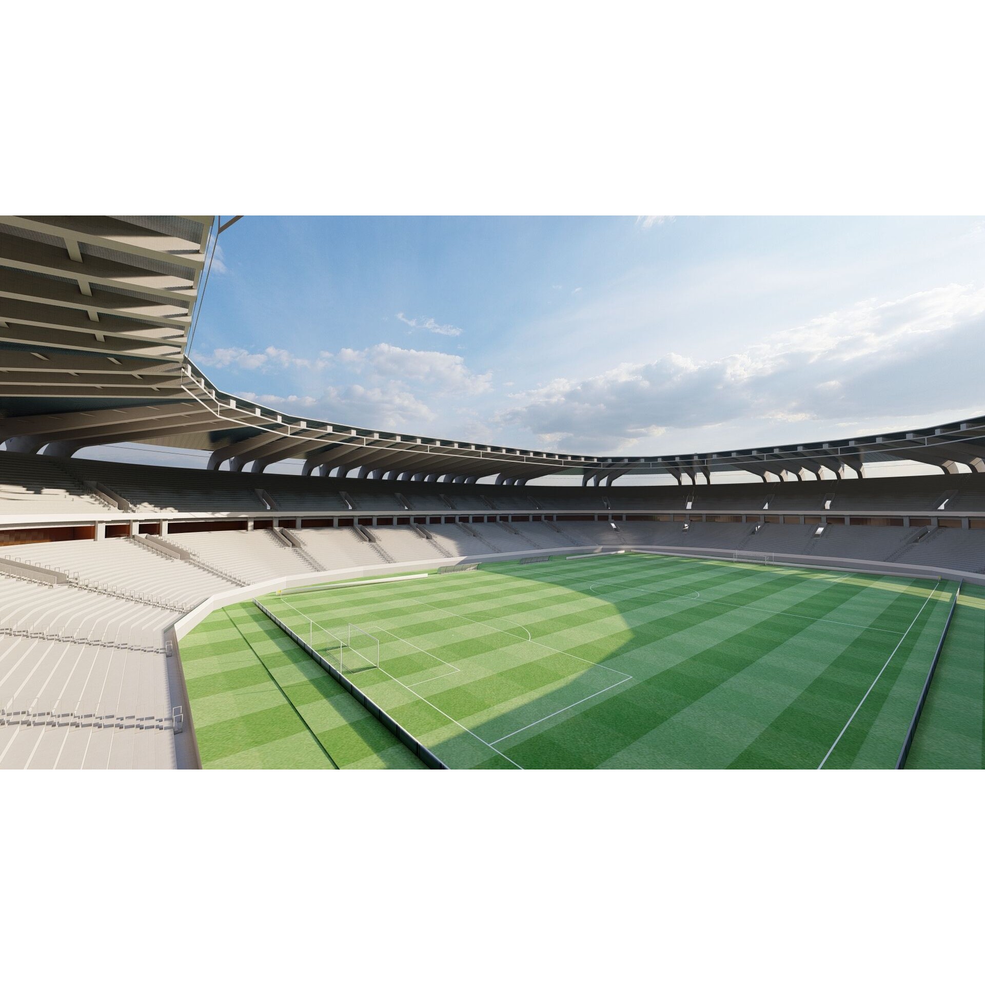 Football Stadium - Game-Ready 3D Model - View 13