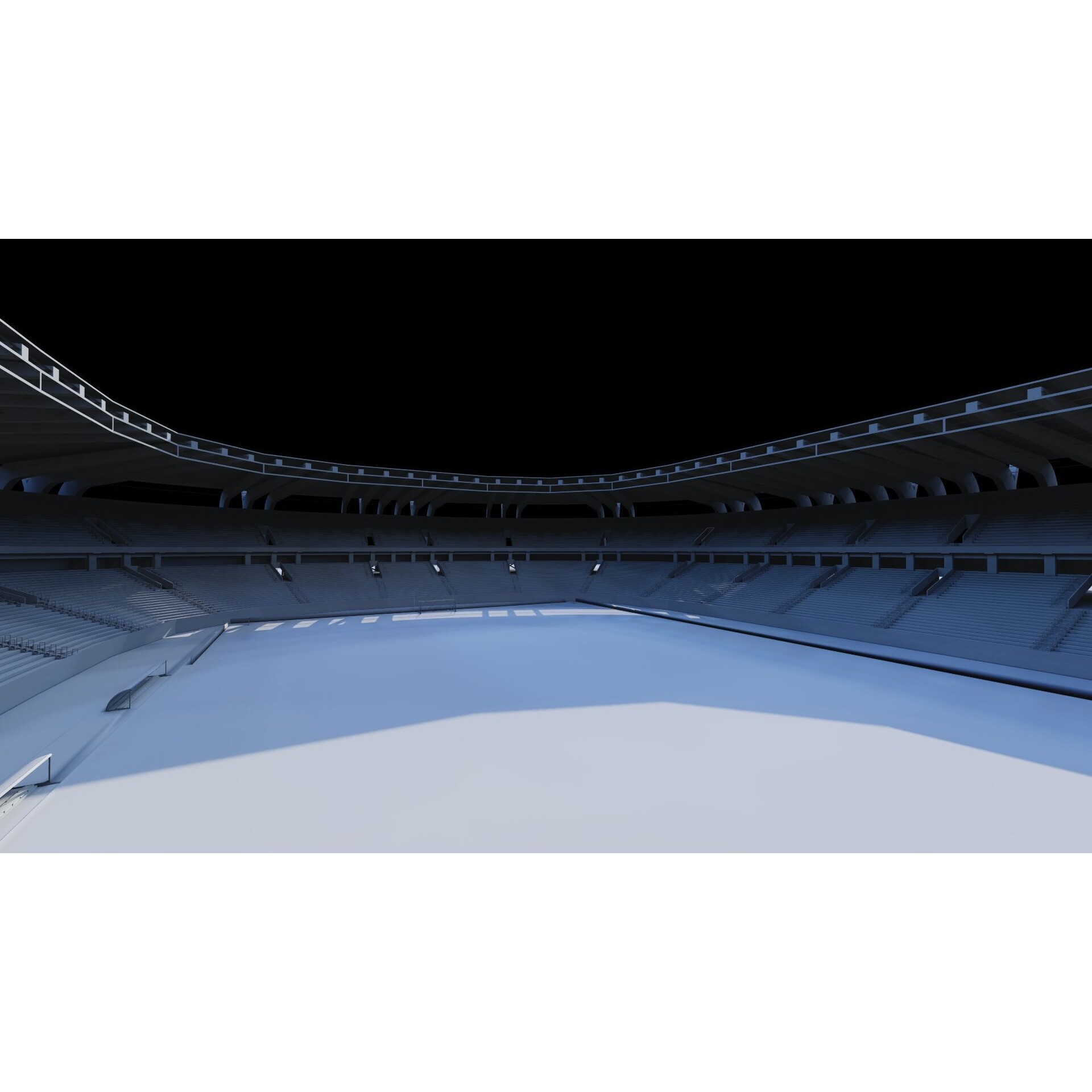 Football Stadium - Game-Ready 3D Model - View 20