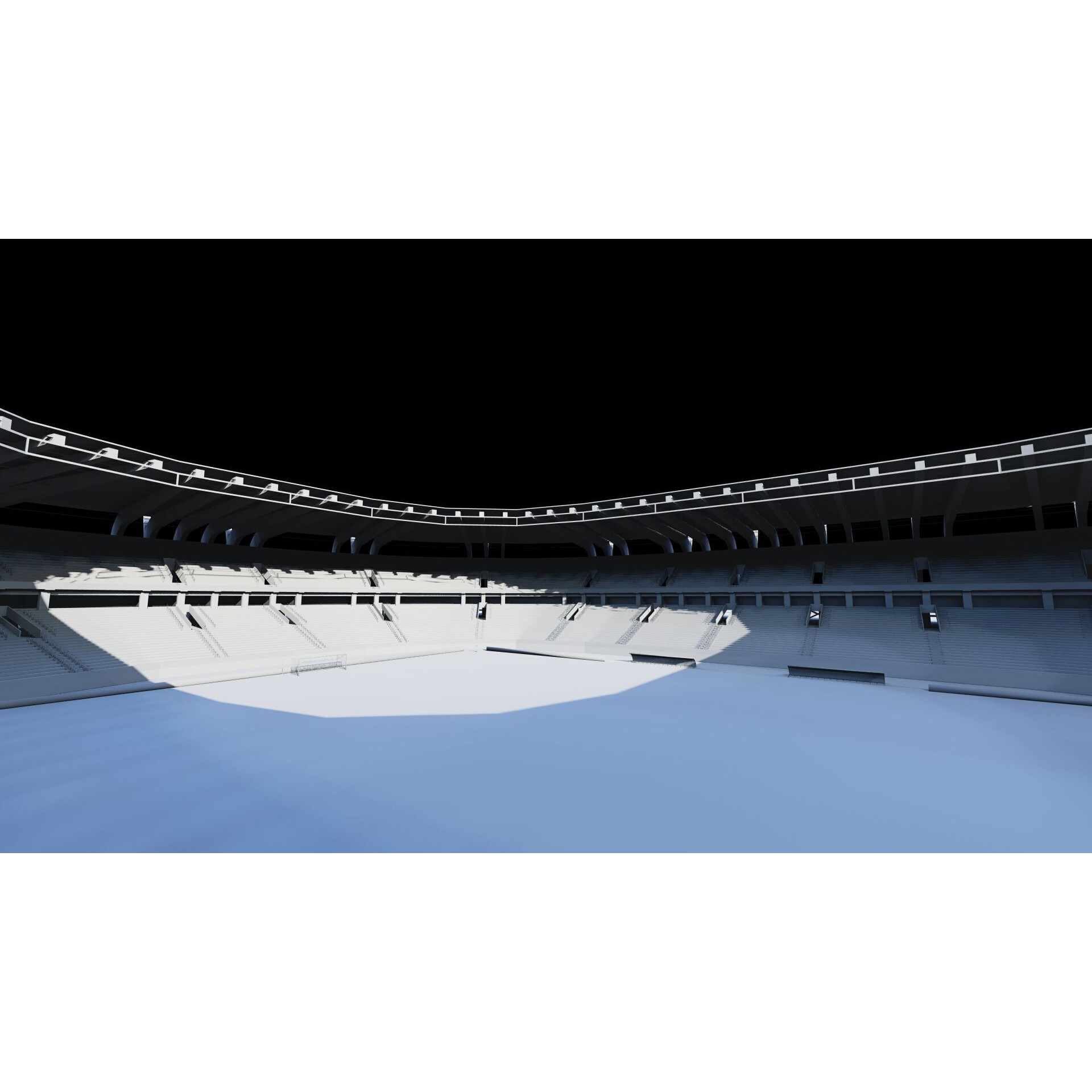 Football Stadium - Game-Ready 3D Model - View 21