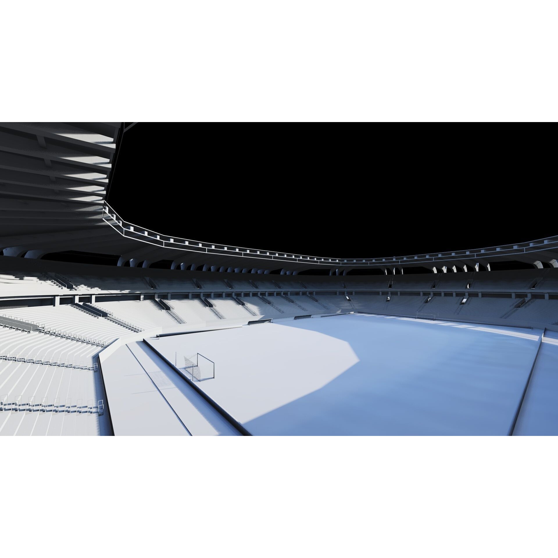 Football Stadium - Game-Ready 3D Model - View 22