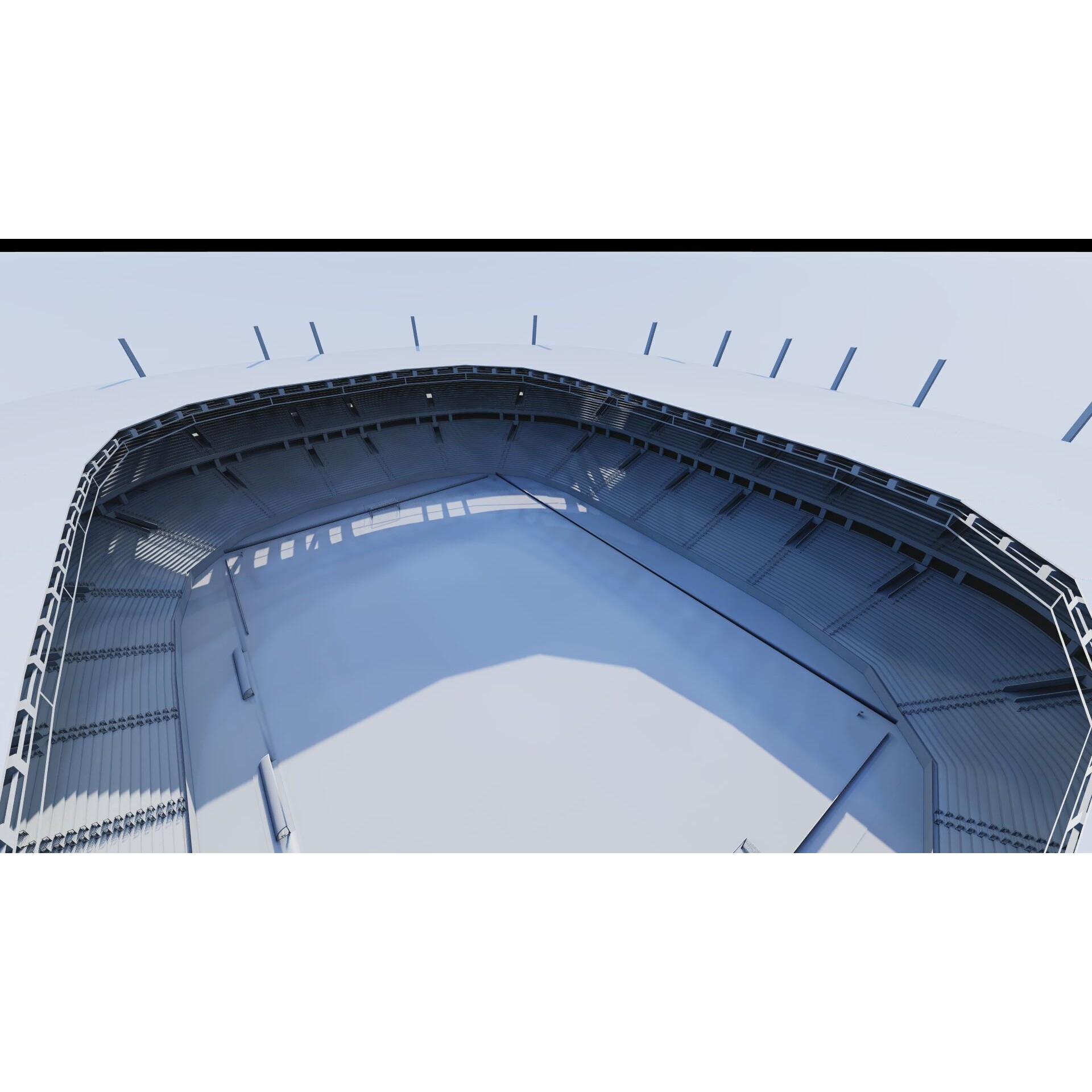 Football Stadium - Game-Ready 3D Model - View 26